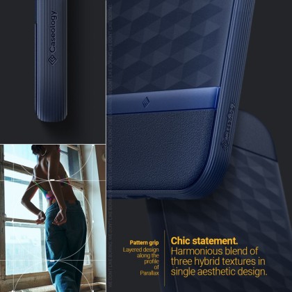 Удароустойчив кейс с MagSafe за iPhone 14 Pro Max от Caseology Parallax Mag MagSafe - Midnight Blue