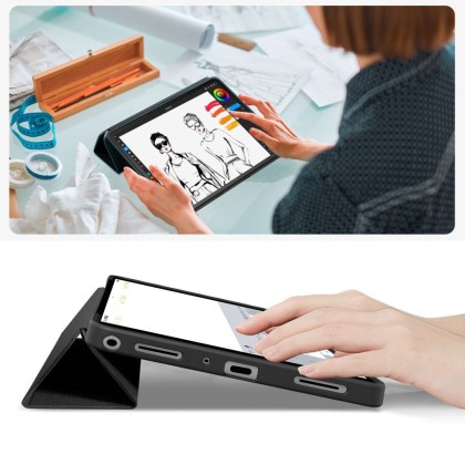 Калъф тип тефтер за Samsung Galaxy Tab A9+ / A11+ Plus 11.0 от Tech-Protect SmartCase - Black