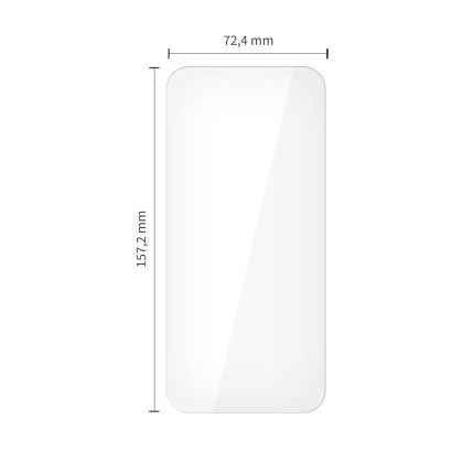 2 x Стъклен протектор за дисплей на OnePlus 15 от Tech-Protect Glass Fit+ - Clear
