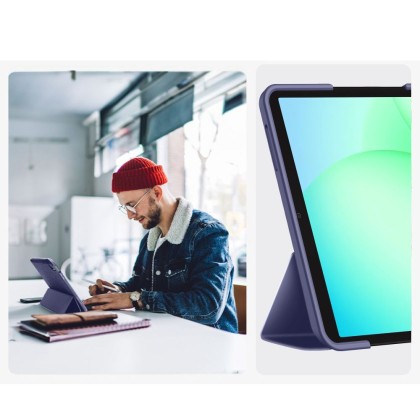 Калъф тип тефтер за Samsung Galaxy Tab A9+ / A11+ Plus 11.0 от Tech-Protect SmartCase - Navy