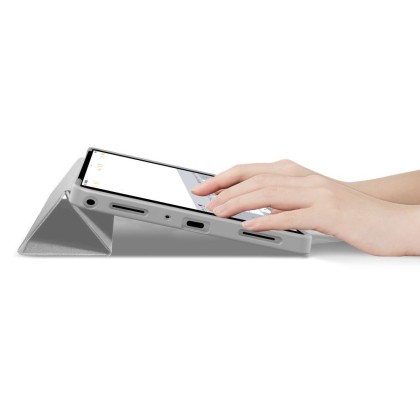 Калъф тип тефтер за Samsung Galaxy Tab A9+ / A11+ Plus 11.0 от Tech-Protect SmartCase - Grey