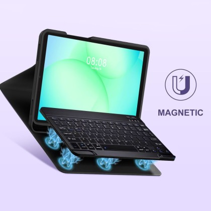 Калъф с блутут клавиатура за Samsung Galaxy Tab A9+ / A11+ Plus 11.0 от Tech-Protect SC Pen - Black
