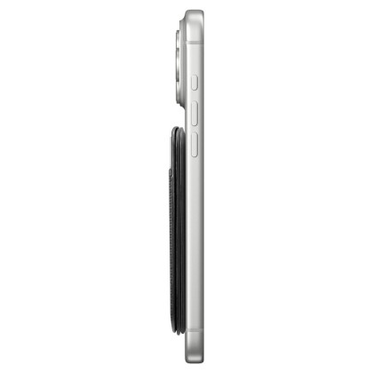 SPIGEN S314-3 SLIM FOLD TRIPOD MAGSAFE UNIVERSAL MAGNETIC CARD HOLDER BLACK