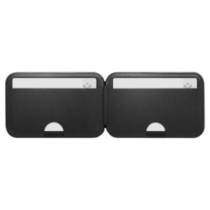 SPIGEN S314-2 SLIM FOLD TRIPOD MAGSAFE UNIVERSAL MAGNETIC CARD HOLDER BLACK