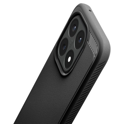 Удароустойчив кейс за Xiaomi 15T от Spigen Rugged Armor - Matte Black