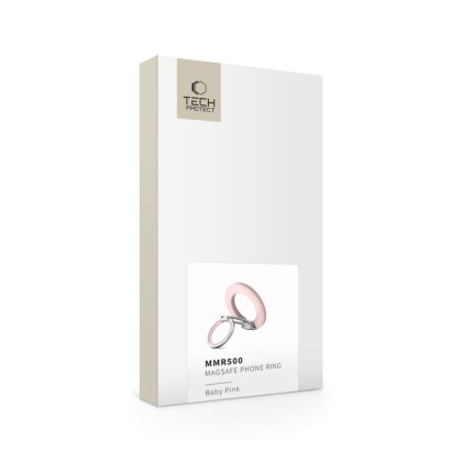TECH-PROTECT MMR500 MAGNETIC MAGSAFE PHONE RING BABY PINK