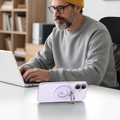 TECH-PROTECT MMR500 MAGNETIC MAGSAFE PHONE RING MAUVE