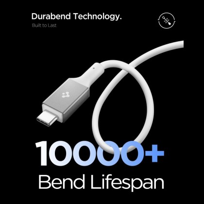 SPIGEN EB24012CC ESSENTIAL TYPE-C CABLE 240W 120CM WHITE