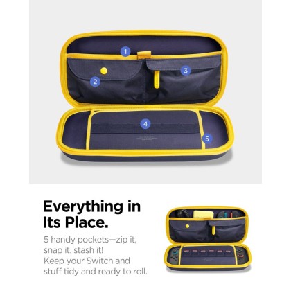 SPIGEN NANO POP PRO POUCH NINTENDO SWITCH 2 BLUEBERRY NAVY