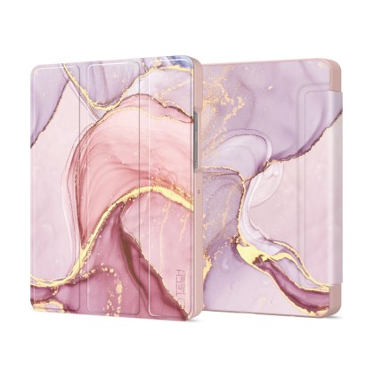 Силиконов тефтер за Samsung Galaxy Tab A9+ / A11+ Plus 11.0 от Tech-Protect SmartCase - Marble
