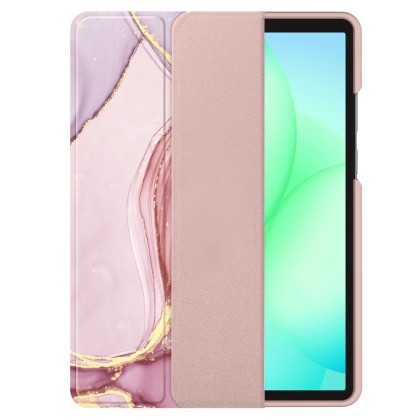 Силиконов тефтер за Samsung Galaxy Tab A9+ / A11+ Plus 11.0 от Tech-Protect SmartCase - Marble