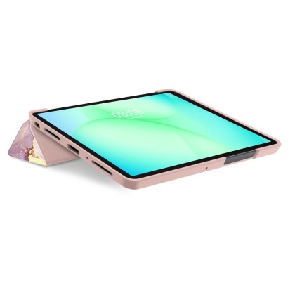Силиконов тефтер за Samsung Galaxy Tab A9+ / A11+ Plus 11.0 от Tech-Protect SmartCase - Marble