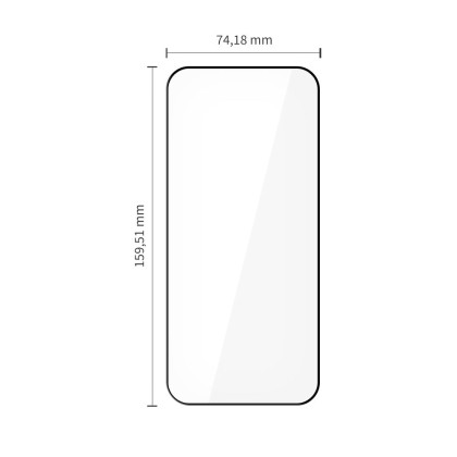 2 x Стъклен протектор за дисплей на Xiaomi Poco F8 Ultra от Tech-Protect Glass Fit+ - Black