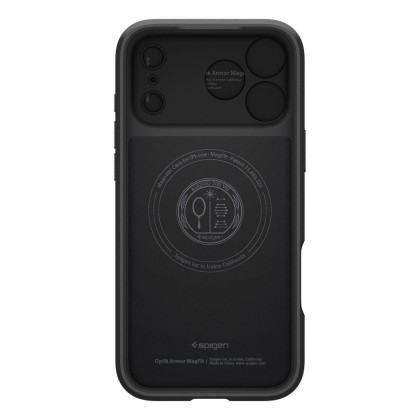 SPIGEN OPTIK ARMOR MAG MAGSAFE IPHONE 17 PRO MAX BLACK