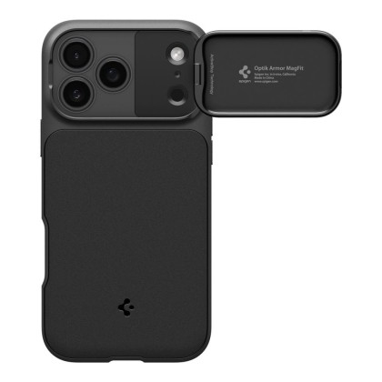 SPIGEN OPTIK ARMOR MAG MAGSAFE IPHONE 17 PRO BLACK