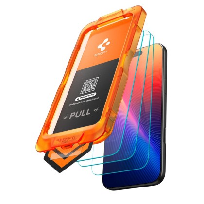 SZKŁO HARTOWANE SPIGEN ALM GLAS.TR SLIM 3-PACK IPHONE 17 PRO MAX CLEAR