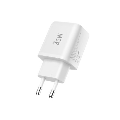 TECH-PROTECT NCA45W-GAN 2-PORT NETWORK CHARGER PD 45W / QC3.0 WHITE