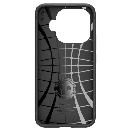 Удароустойчив кейс за Xiaomi 15T Pro от Spigen Rugged Armor - Matte Black