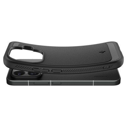 Удароустойчив кейс за Xiaomi 15T Pro от Spigen Rugged Armor - Matte Black