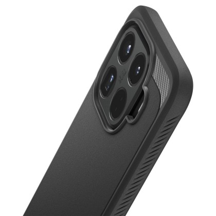 Удароустойчив кейс за Xiaomi 15T Pro от Spigen Rugged Armor - Matte Black
