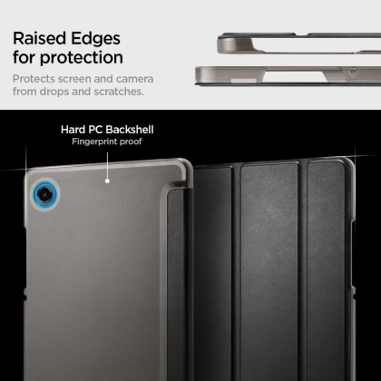 SPIGEN SMART FOLD GALAXY TAB A9 / A11 8.7 X110 / X115 / X133 / X135 MATTE BLACK