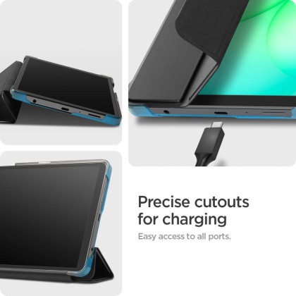 SPIGEN SMART FOLD GALAXY TAB A9 / A11 8.7 X110 / X115 / X133 / X135 MATTE BLACK