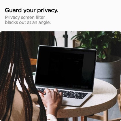 FOLIA PRYWATYZUJĄCA SPIGEN SAFE VIEW MACBOOK AIR 13 M2 / M3 / M4 / 2022-2025 PRIVACY
