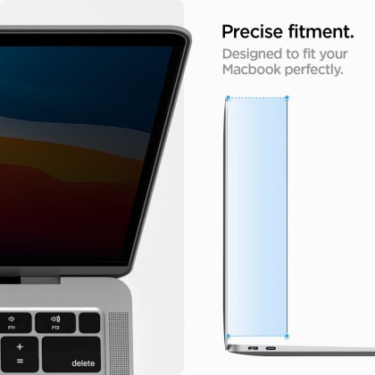 FOLIA PRYWATYZUJĄCA SPIGEN SAFE VIEW MACBOOK AIR 13 M2 / M3 / M4 / 2022-2025 PRIVACY