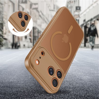 TECH-PROTECT BASICMAG MAGSAFE IPHONE 17 PRO MAX MATTE BROWN