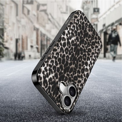 Твърд калъф с MagSafe пръстен за iPhone 17 от Tech-Protect Lamano - Leopard