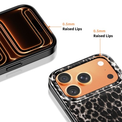 Твърд калъф с MagSafe пръстен за iPhone 17 Pro Max от Tech-Protect Lamano - Leopard