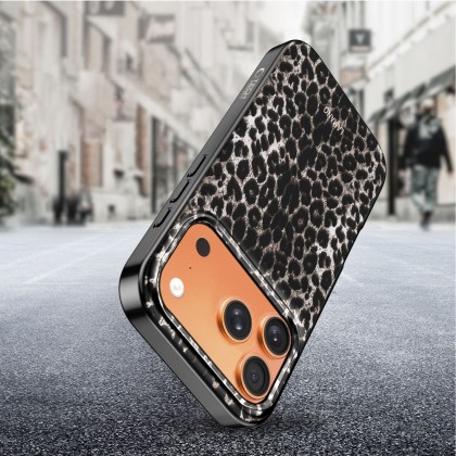Твърд калъф с MagSafe пръстен за iPhone 17 Pro Max от Tech-Protect Lamano - Leopard