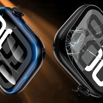 SZKŁO HYBRYDOWE TECH-PROTECT EASY SET FLEX+ 3-PACK APPLE WATCH 4 / 5 / 6 / SE 1 / 2 / 3 (44 MM) BLACK