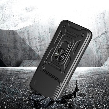 Удароустойчив калъф за Xiaomi Poco F8 Ultra от Tech-Protect CamShield Pro - Black