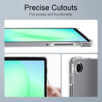 Хибриден кейс за Samsung Galaxy Tab A9 / A11 8.7" от Tech-Protect Flexair Hybrid - Clear