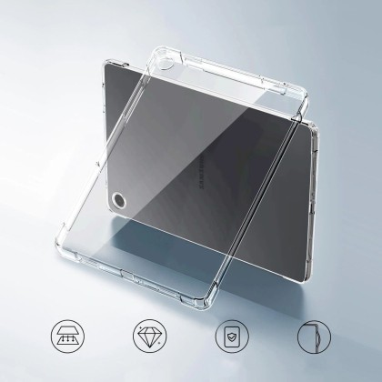 Хибриден кейс за Samsung Galaxy Tab A9 / A11 8.7" от Tech-Protect Flexair Hybrid - Clear