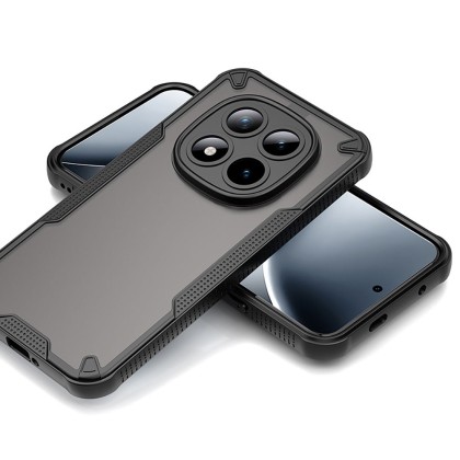 Удароустойчив кейс за Xiaomi Poco M8 Pro / Redmi Note 15 Pro Plus 5G от Tech-Protect Rugged Shield - Matte Black