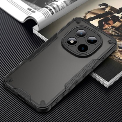 Удароустойчив кейс за Xiaomi Poco M8 Pro / Redmi Note 15 Pro Plus 5G от Tech-Protect Rugged Shield - Matte Black