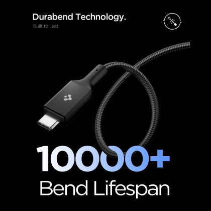 SPIGEN EB24015CC ESSENTIAL TYPE-C CABLE 240W 150CM BLACK