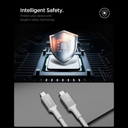 SPIGEN EB24015CC ESSENTIAL TYPE-C CABLE 240W 150CM WHITE