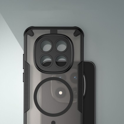 Удароустойчив кейс с MagSafe за Xiaomi Redmi Note 15 Pro 5G от Tech-Protect Rugged Shield - Matte Black
