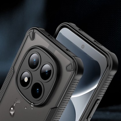 Удароустойчив кейс с MagSafe за Xiaomi Poco M8 Pro / Redmi Note 15 Pro Plus 5G от Tech-Protect Rugged Shield - Matte Black