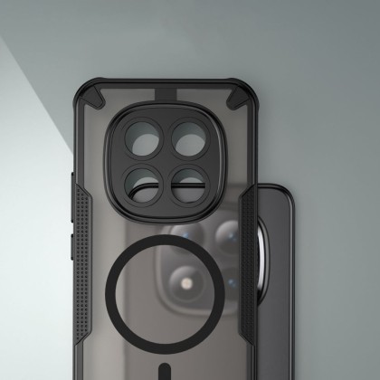 Удароустойчив кейс с MagSafe за Xiaomi Poco M8 Pro / Redmi Note 15 Pro Plus 5G от Tech-Protect Rugged Shield - Matte Black