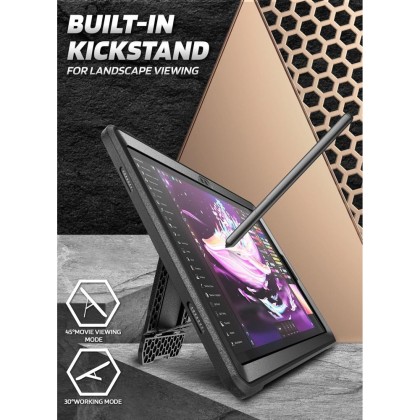 360 градусов калъф за Samsung Galaxy Tab A11 Plus 11.0" Supcase Unicorn Beetle Pro - Black