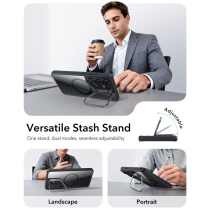 ESR CLASSIC HYBRID KICKSTAND MAGSAFE GALAXY S26 ULTRA CLEAR/BLACK