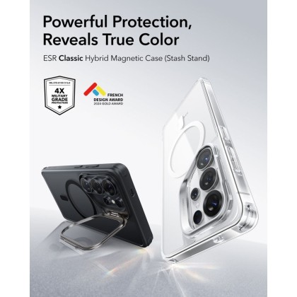 ESR CLASSIC HYBRID KICKSTAND MAGSAFE GALAXY S26 ULTRA FROSTED BLACK