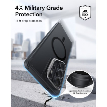 ESR CLASSIC HYBRID KICKSTAND MAGSAFE GALAXY S26 ULTRA FROSTED BLACK