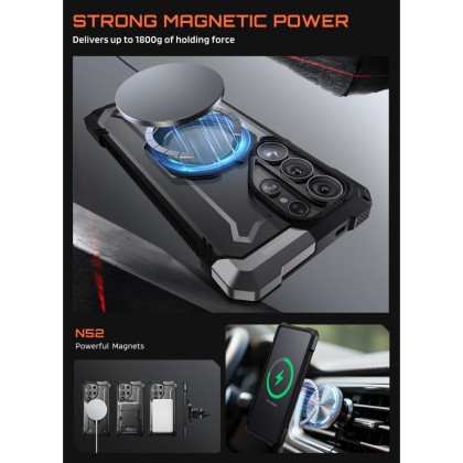 Удароустойчив кейс с MagSafe за Samsung Galaxy S26 Ultra  от Supcase UB GRIP MAG - Black
