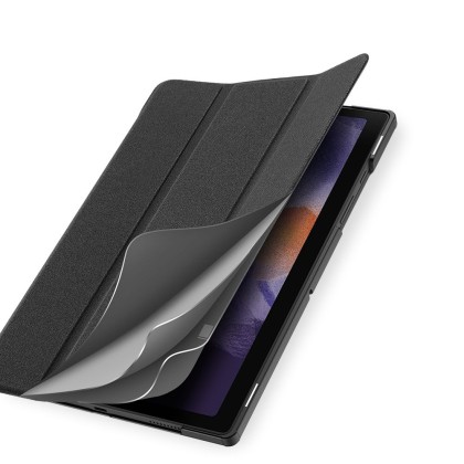 Текстилен тефтер за Samsung Galaxy Tab A8 10.5 от Dux Ducis Domo - Черен