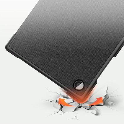 Текстилен тефтер за Samsung Galaxy Tab A8 10.5 от Dux Ducis Domo - Черен